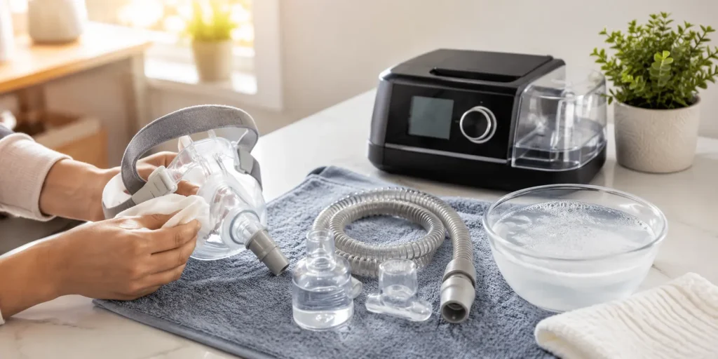 how to clean a cpap machine