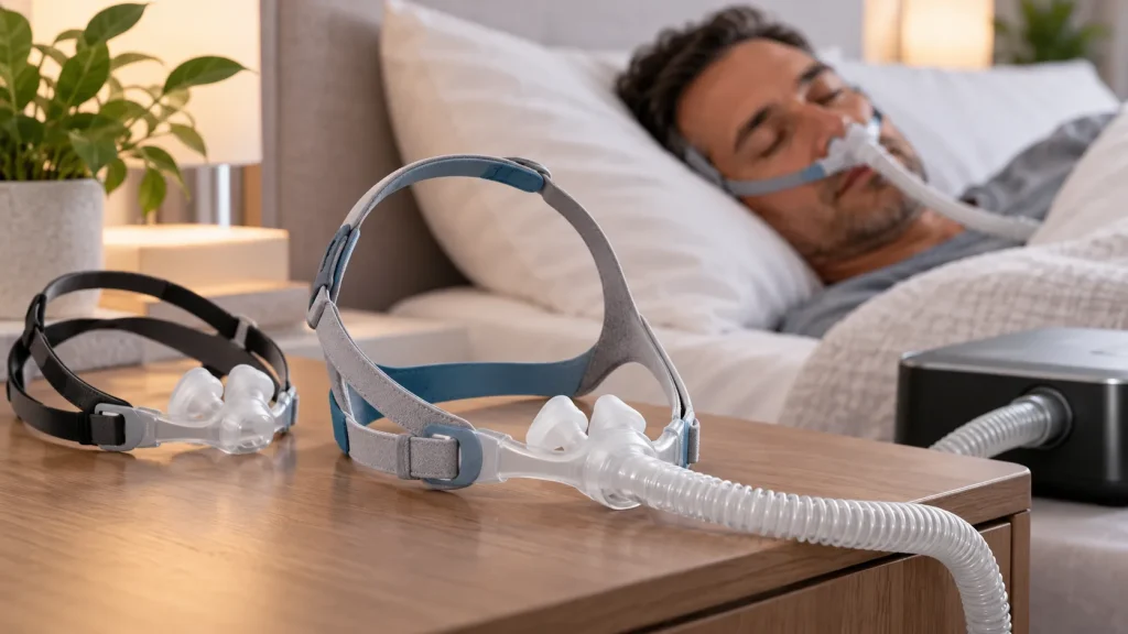 Best nasal pillow CPAP mask comparison featuring lightweight nasal pillow masks and comfortable CPAP sleep therapy.
