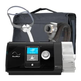 ResMed AirSense 10 AutoSet CPAP HumidAir pillows mask starter kit