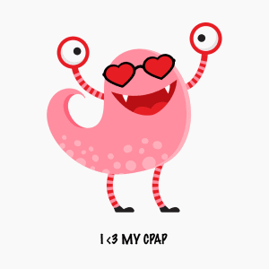 I love you even though you snore too loud