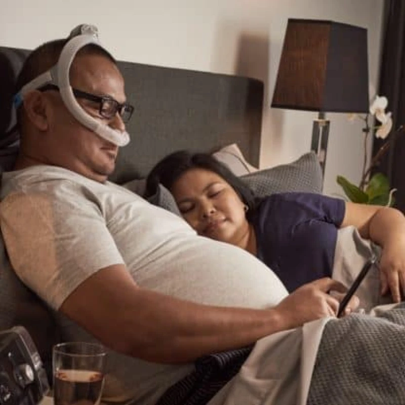 AirFit N30i and P30i headgear worn with CPAP mask