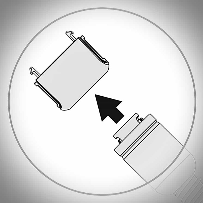 DreamStation 2 CPAP 12mm non heated tubing connector adapter