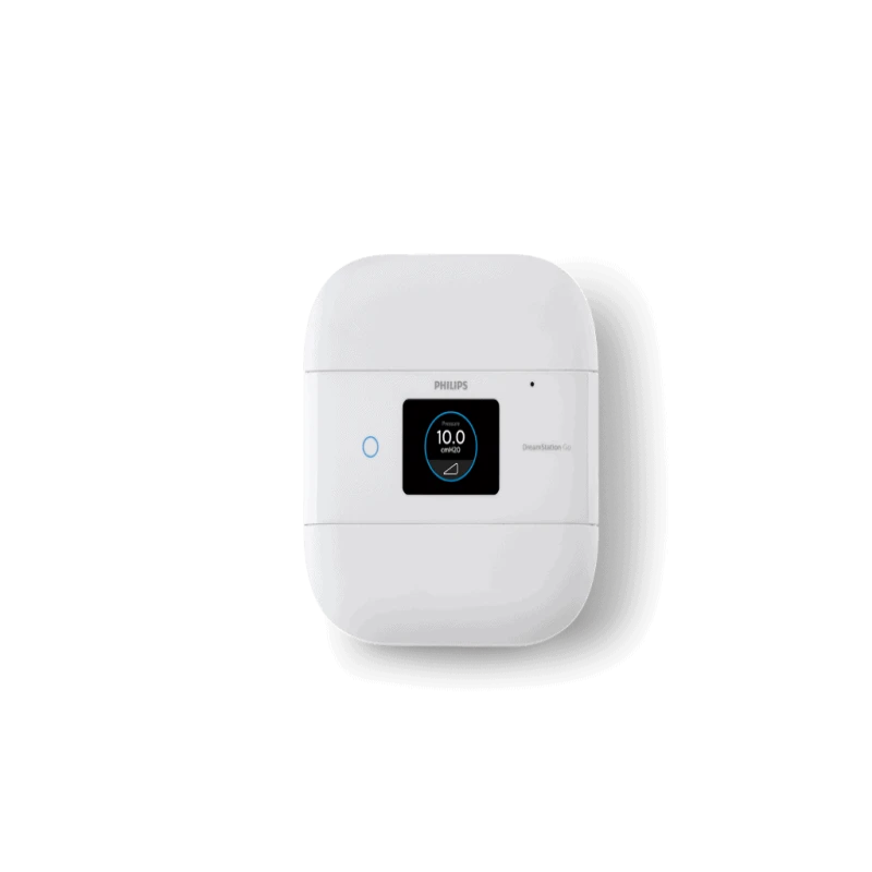 DreamStation Go auto CPAP Bluetooth device close view