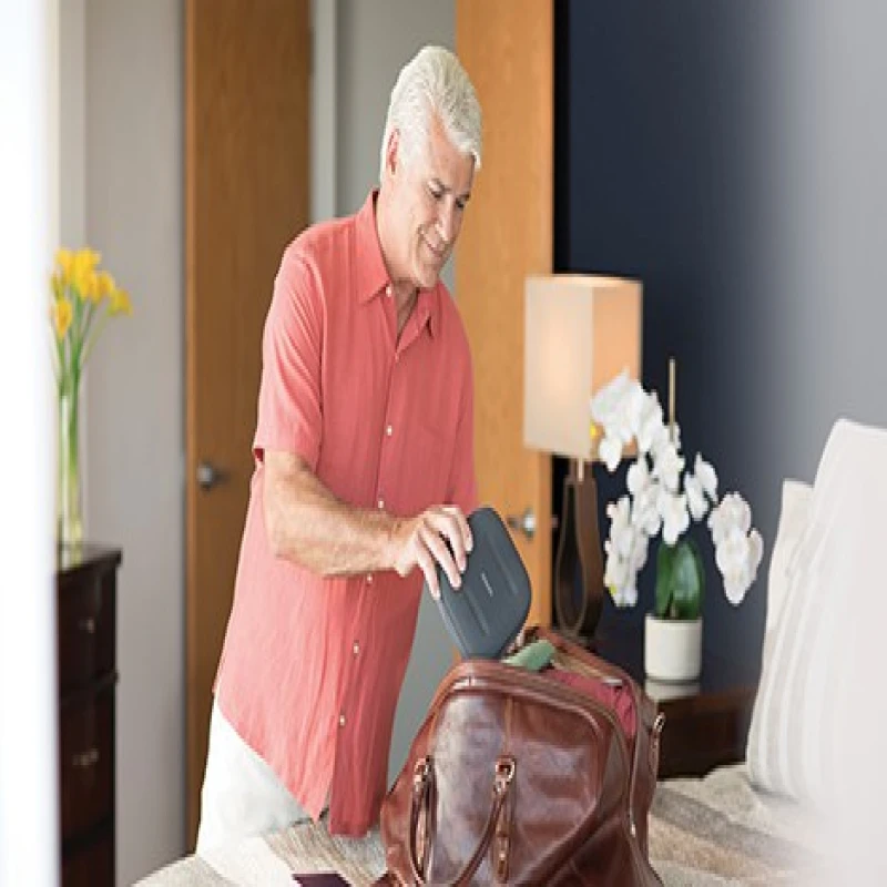 DreamStation Go CPAP machine setup for home sleep apnea treatment