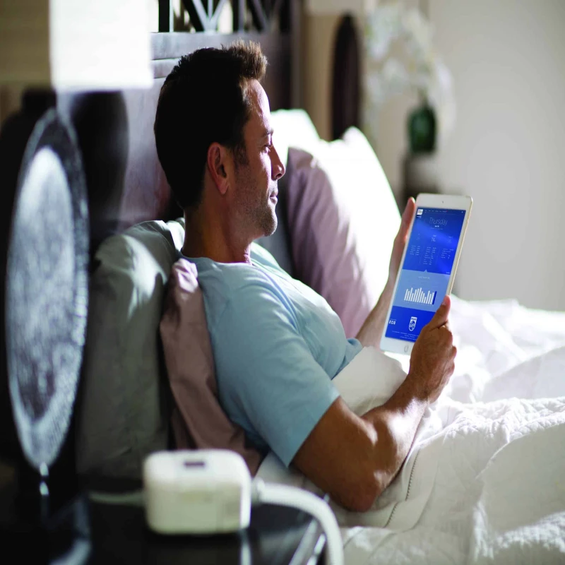 DreamStation Go auto CPAP machine daily lifestyle use