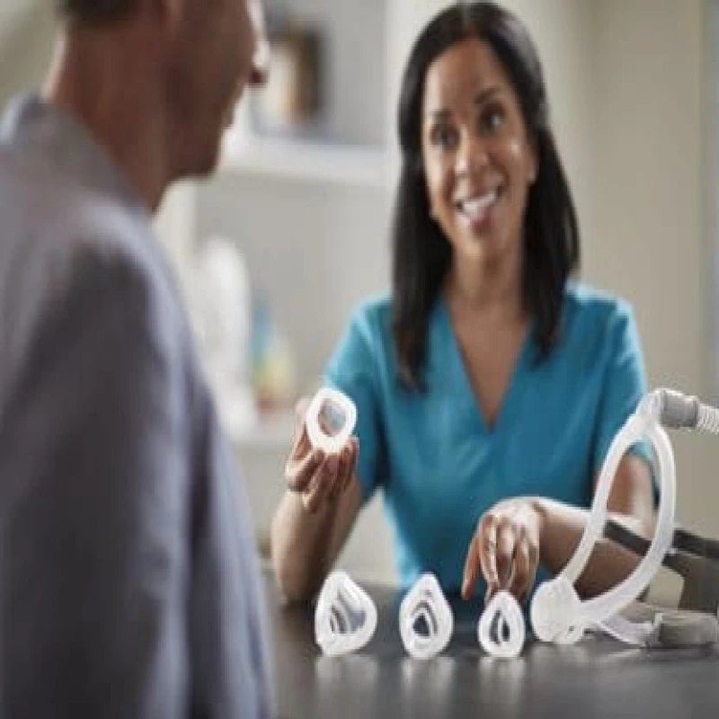 DreamWisp nasal mask adjustable headgear easy fit multiple sizes included