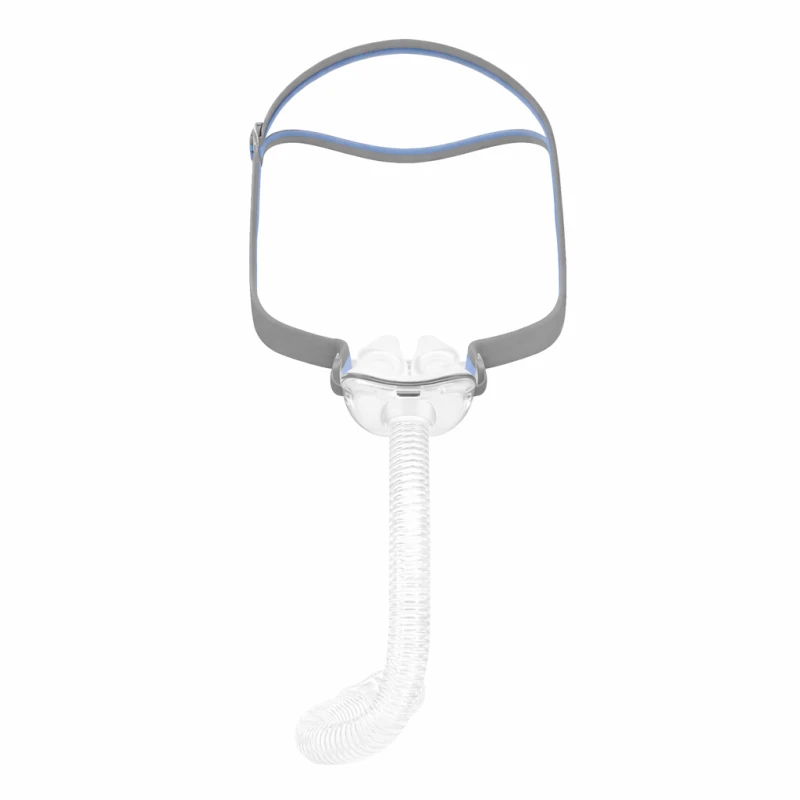 ResMed AirFit P10 CPAP nasal pillow mask angle view