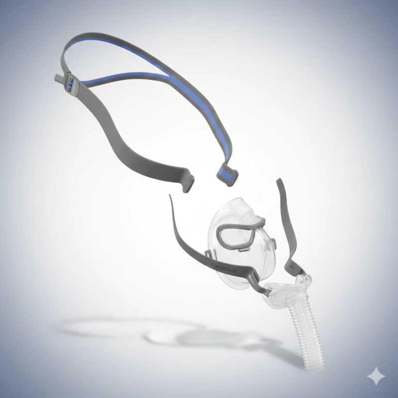 ResMed AirFit P10 CPAP nasal pillow mask secure fit