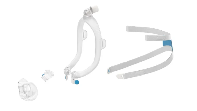 ResMed AirFit X30i CPAP mask frame with top-of-head connection