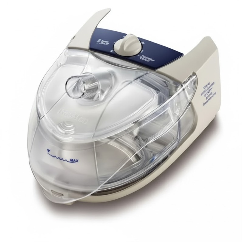 ResMed H4i heated humidifier with cleanable water chamber for CPAP