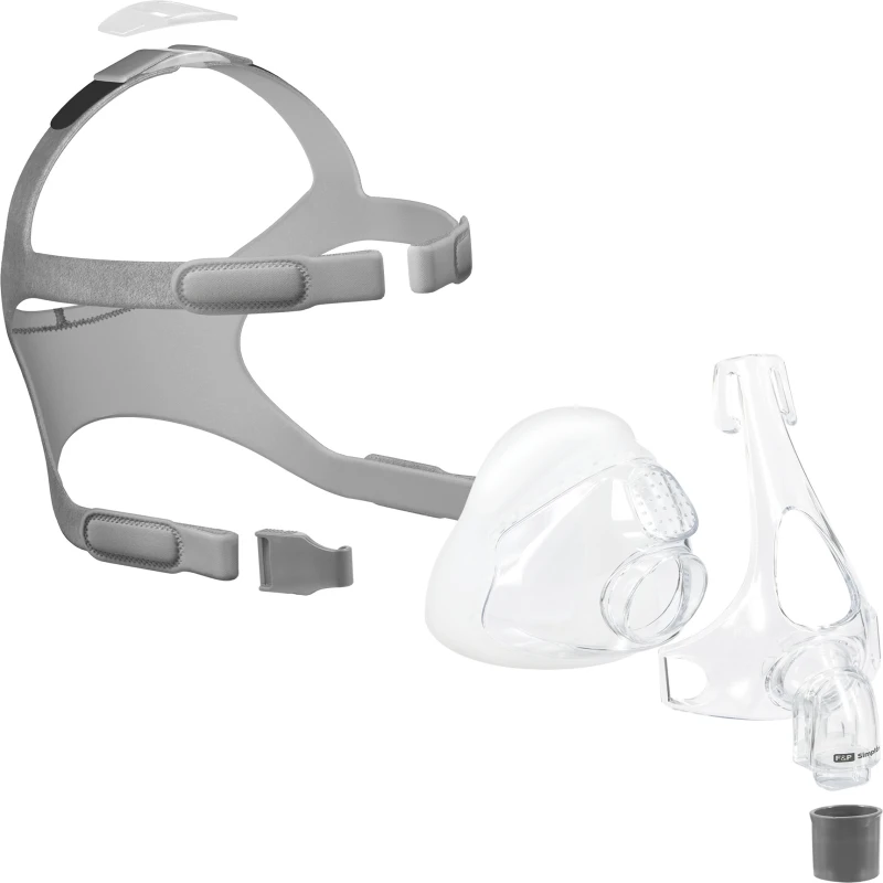 Simplus full face CPAP mask components