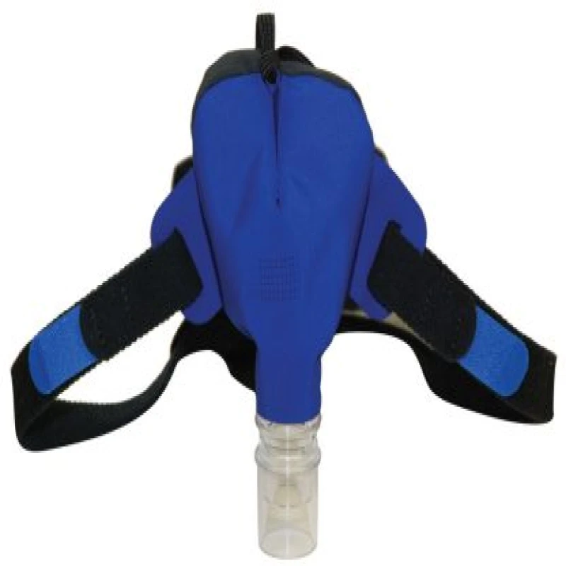 SleepWeaver Advance CPAP mask back view with headgear