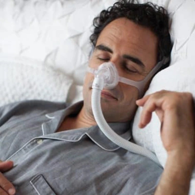 Wisp clear frame CPAP mask secure fit